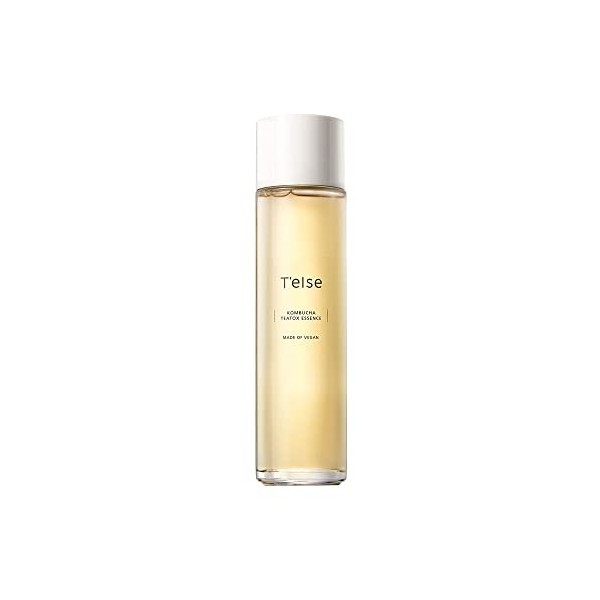 Telse Kombucha Teatox Essence aux acides hyaluroniques, soin du visage végétalien pour peaux sensibles, 5,07 Fl Oz, 150 ml