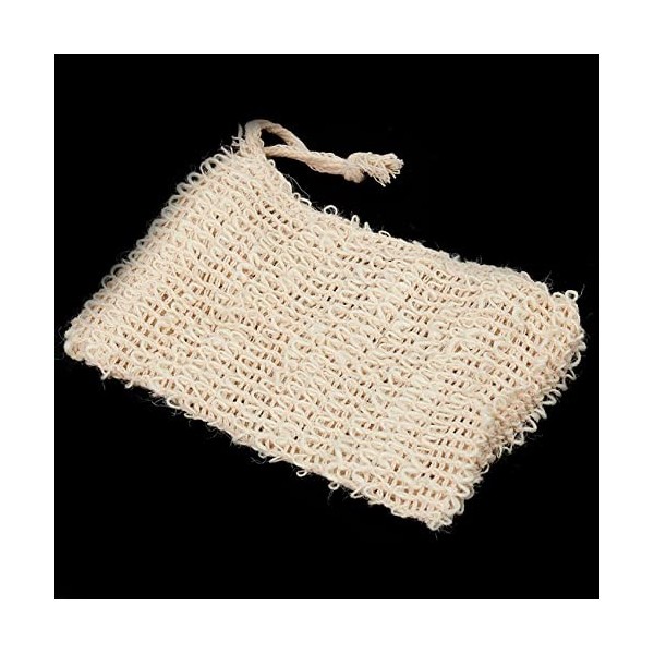 Spb Sac de de Sisal de Bain de Douche Sac à en Sisal Naturel Porte-Pochette EPargnant Exfoliant 200 Pièces