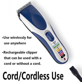 JUNZAI Tondeuses à Cheveux, Filaire, sans Fil 60 Minutes DAutonomie Tondeuses Cheveux, Adapté Aux Vacances