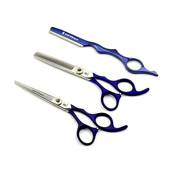 Ciseaux De Coiffure Combinaison Ensemble Super Sharp Professionnel Ciseaux De Coiffeur Outil Salon Mince Kit 6,0 Pouces Parfa