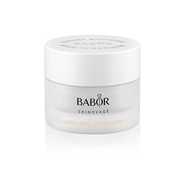 BABOR Skinovage Vitalizing Cream Rich, Crème Riche pour Le Visage pour Les Peaux Fatiguées et Ternes, Soin Hydratant Revitali