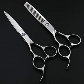 QZH Ciseaux de Coupe de Cheveux en Acier Inoxydable, Ciseaux de Coupe de Cheveux Ciseaux de Coupe de Cheveux Amincissants, Ar