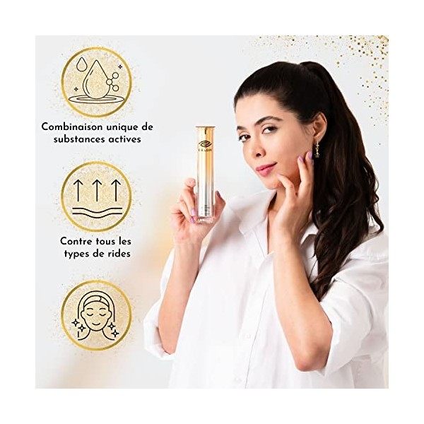 Delor Gold Double Lifting Creme 50 ml - Soin du visage contre les rides - Crème anti-âge pour tous types de peau - Effet tens...