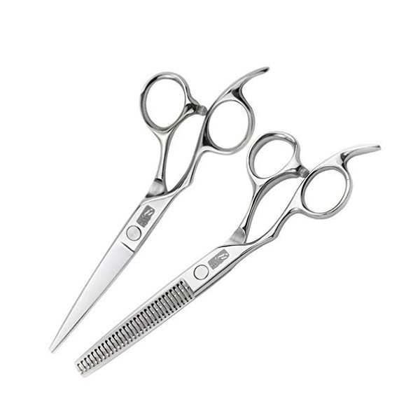 Coupe À La Main Gauche Barber Cheveux Ciseaux Set, Coiffeurs Ciseaux Set 6 Pouces, pour Professionnel Coiffure des Hommes Et 