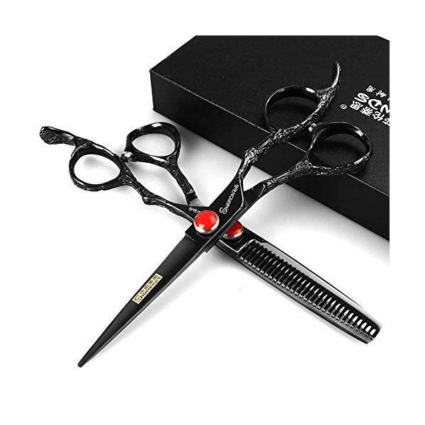 ZJZ Kit de Coupe de Cheveux Multifonction, Ciseaux Ciseaux de Coiffeur Portables Ciseaux de Coiffure Ciseaux de Cheveux