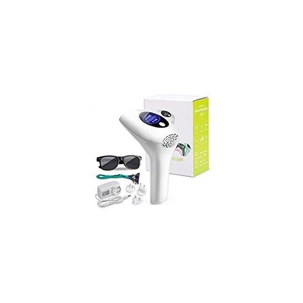 AnySkin. Épilateur Femme Lumière Pulsée Intense IPL Dernière Génération, Blanc, Alternative À Lépilation Laser, 2 Modes 5 Ni