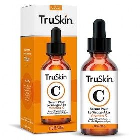 Sérum biologique à la Vitamine C pour le visage à lacide hyaluronique - 20 % vitamine E et C - Soin professionnel formulé po ...