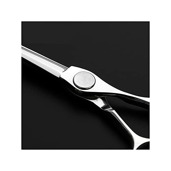 Ciseaux de coupe de cheveux professionnels de 6.0 pouces, coupe plate, ciseaux à frange, ciseaux de coupe de cheveux ménagers