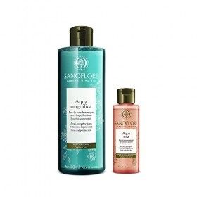 Sanoflore Aqua Magnifica Eau de Soin Botanique Anti-Imperfections Bio 400 ml + Echantillon Aqua Rosa 50 ml Offert