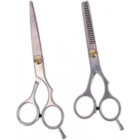 Ensemble de coiffure 2 pièces/ensemble 6 pouces coupe professionnelle amincissement cheveux cisaillement coupe de cheveux cis