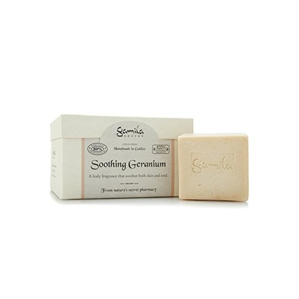 Gamila Secret - Cleansing Bar - Soothing Geranium For Normal To Combination Skin 115G - Soins De La Peau