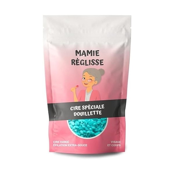 Cire Épilation Hawaï Spéciale Douillette MAMIE RÉGLISSE 200g - 3 Sachets + 3 Gratuits