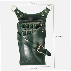 Mikikit 4 Pièces Sac Banane Ciseaux Sac De Coiffeur Toilettage des Femmes Porte-cisaille pour Styliste Organisateur De Coiffe