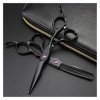 Ciseaux de coupe de cheveux de coiffure professionnels Set Salon Professional Modeling Ciseaux de coupe de cheveux en acier i