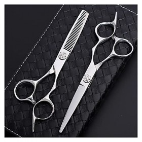 Ciseaux de coiffure personnalisés de 6,0 pouces, ciseaux plats, ciseaux à dents, ciseaux à frange taille : ciseaux plats Ra...