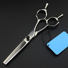 Ciseaux de coupe de cheveux, 6 pouces professionnels 440c en forme de A, ciseaux de coupe de cheveux, ciseaux amincissants, e...