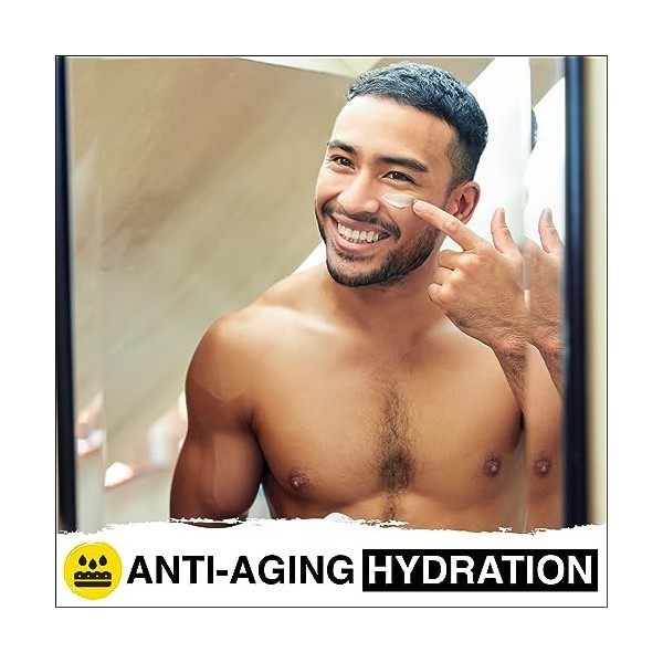 Lumin - Baume hydratant revitalisant - Soins de la peau pour homme - combat la déshydratation, les dommages causés par le sol...