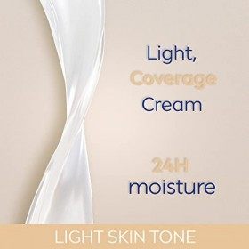 NIVEA Crème de jour hydratante teintée en paquet de 4 4 x 50 ml , hydratant teinté enrichi en vitamine E avec FPS 15, essent ...