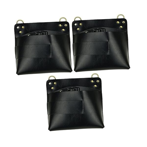 Angoily 3 Pièces Tondeuses De Toilettage Outils De Beauté Ciseaux De Beauté Porte-Ciseaux Salon De Coiffure Ciseaux Pochette 