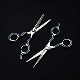 LIUSU Ciseaux de toilettage pour Chien et Chat, Ensemble de Ciseaux de Coupe de Cheveux Professionnels 6,0 Pouces