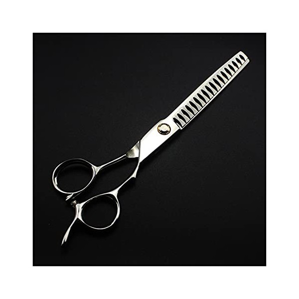 Ciseaux de 7 pouces, ciseaux amincissants, ciseaux de coiffeur, outils ciseaux de coiffeur couleur : 18 dents 18 dents 