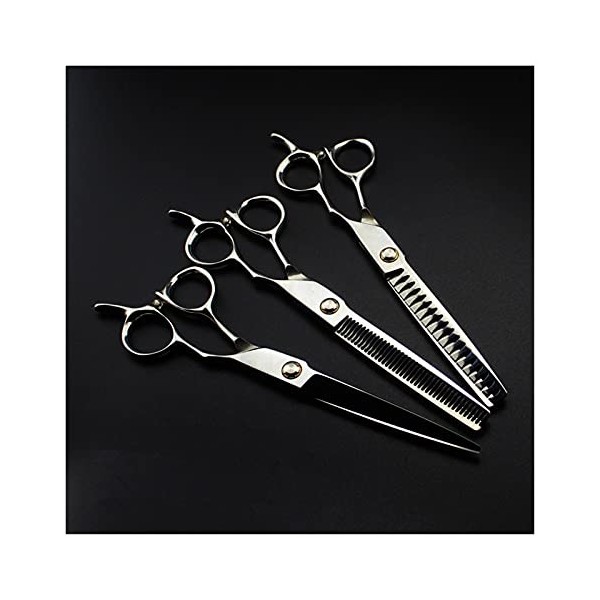 Ciseaux de 7 pouces, ciseaux amincissants, ciseaux de coiffeur, outils ciseaux de coiffeur couleur : 18 dents 18 dents 