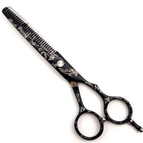 Ciseaux de coiffure professionnels de 14 cm, ciseaux de coupe de cheveux, ensemble combiné pour couper et couper les cheveux,...