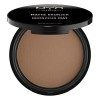 NYX Professional Makeup Poudre Compacte Bronzante Corps et Visage Matte Bronzer, Sans Reflets, Teinte : Medium 03 