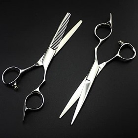 Ciseaux de coupe de cheveux, 6 pouces professionnels haut de gamme 440c 9cr13 ensemble de ciseaux à cheveux coupe salon de ma...