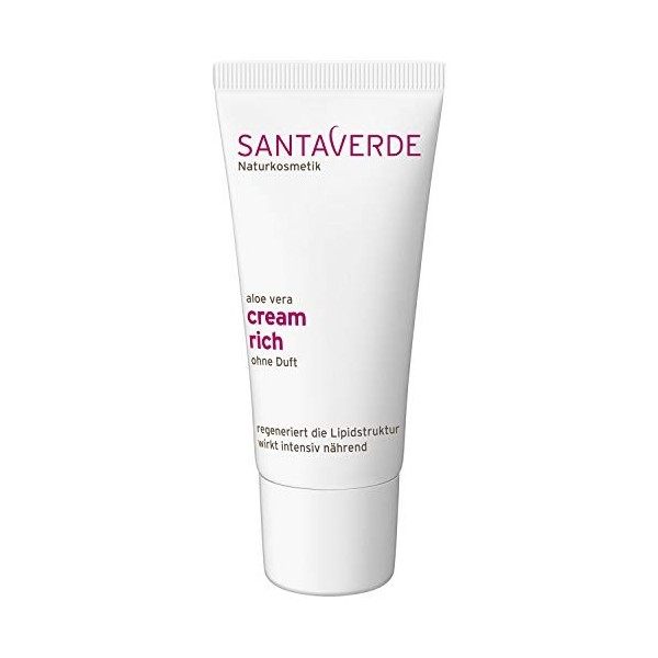 Crème riche soin intensif Jour et Nuit peaux matures - Sans parfum - Santaverde Crème Jour et Nuit