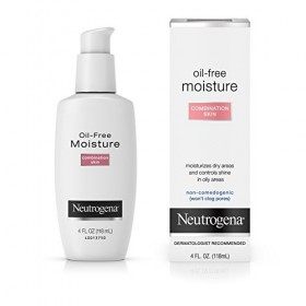 Neutrogena Hydratant sans huile Moisture pour peaux mixtes - Hydrate et contrôle la luisance - 120 ml Crème Jour et Nuit