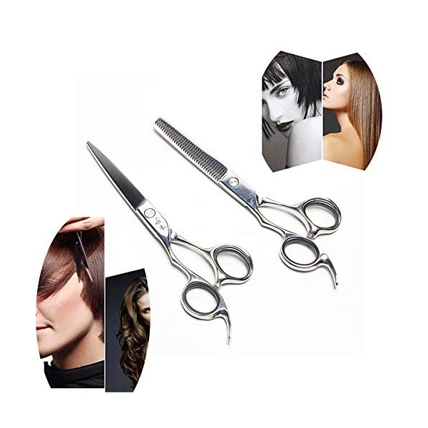 Ciseaux de coupe de cheveux pour gauchers Série de ciseaux de coupe de cheveux pour coiffeur professionnel Ciseaux de stylist