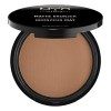 NYX Professional Makeup Poudre Compacte Bronzante Corps et Visage Matte Bronzer, Sans Reflets, Teinte : Medium 03 