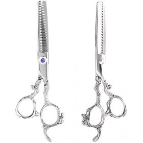 Ensemble de coiffure Ciseaux texturants pour coupe de cheveux, outil de cisaillement professionnel pour coiffure, 2 , 3 cou R...