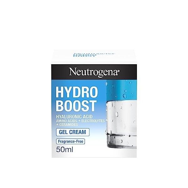 Neutrogena Hydro Boost Gel Cream Moisturiser 50 Ml Unique Hylauronic Gel Matrix Crème Jour et Nuit