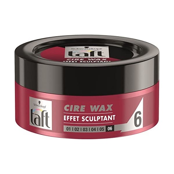 Lot de 3 unités *** TAFT Cire Wax effet sculptant force 5+ 75ml *** Livraison rapide et soignée à domicile ***