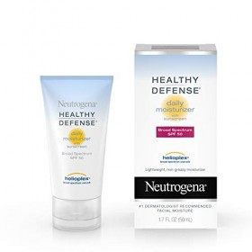 Neutrogena - Hydratant Journalier Défense Saine SPF 50 avec Helioplex 1.7 oz 50 g Crème Jour et Nuit