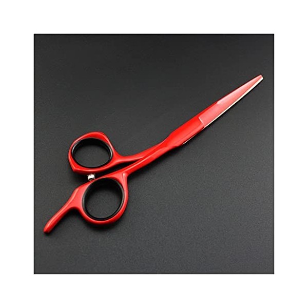 Ciseaux de coupe de cheveux 5/5.5/6 tondeuse à cheveux rouge, ciseaux, coiffeur, ciseaux de coiffeur, ciseaux de coiffeur 