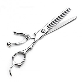 GaoF Kit Ciseaux Ciseaux Professionnels - Ciseaux Plats/Ciseaux à Dents/Cisseaux Fins pour Ciseaux de Coupe de Cheveux Taille