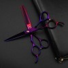 XiYou Ciseaux de Coupe de Cheveux, Ciseaux de Coupe de Cheveux gaucher Professionnel Japon 440C 6 Pouces Violet Cheveux Aminc