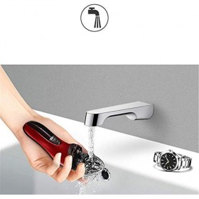 SMSOM Rasoir électrique pour Hommes, Rasoir électrique imperméable Humide et Sec Rapide, Rasoir de Rasage Rotatif 3D pour Hom