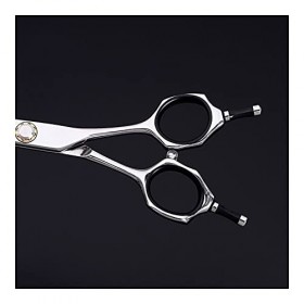 Ciseaux de coiffure à roulement de 5.5 pouces pour barbiers, ciseaux plats, ciseaux amincissants, ciseaux à frange, ciseaux d...