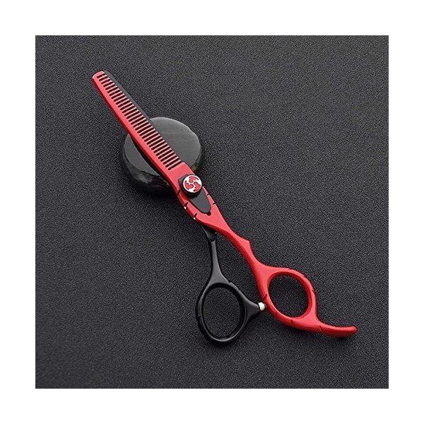 Ciseaux de coiffure série gaucher ciseaux de barbier professionnels ciseaux de styliste de salon coupe nette et précise pour 