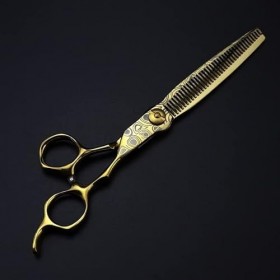 Ciseaux de coupe de cheveux, ciseaux de coiffure professionnels de 7 pouces, ciseaux de coupe de cheveux, ciseaux de coiffeur...