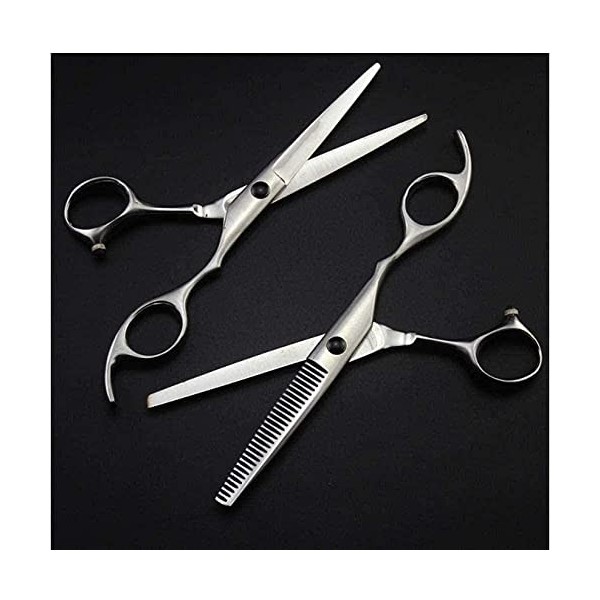 Ciseaux de coiffeur New Professional 6 pouces Matt Cut Hair Scissors Set amincissant les cisailles chaudes makas Couper les o