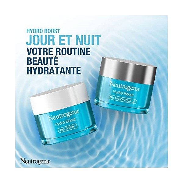 Neutrogena Hydro Boost Duo Crème Jour Hydratant Visage et Crème de Nuit à lAcide Hyaluronique, Soin Visage, 2x50 ml Crème Jou...