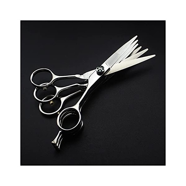 NC Ciseaux de Coiffure Ciseaux de barbier 3-en-1 de 6 Pouces, Ciseaux, Ciseaux spéciaux Outils de barbier