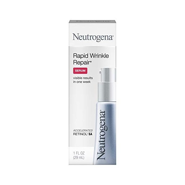 Neutrogena Rides rapide réparation Acide Hyaluronique Sérum Visage et rétinol Sérum Glycérine - Anti rides Sérum pour le visa...