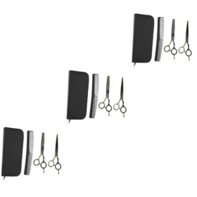 minkissy 3 Ensembles De Tondeuses À Cheveux Ciseaux De Coiffeur Ciseaux De Salon Ciseaux De Texturation Ciseaux De Salon De C