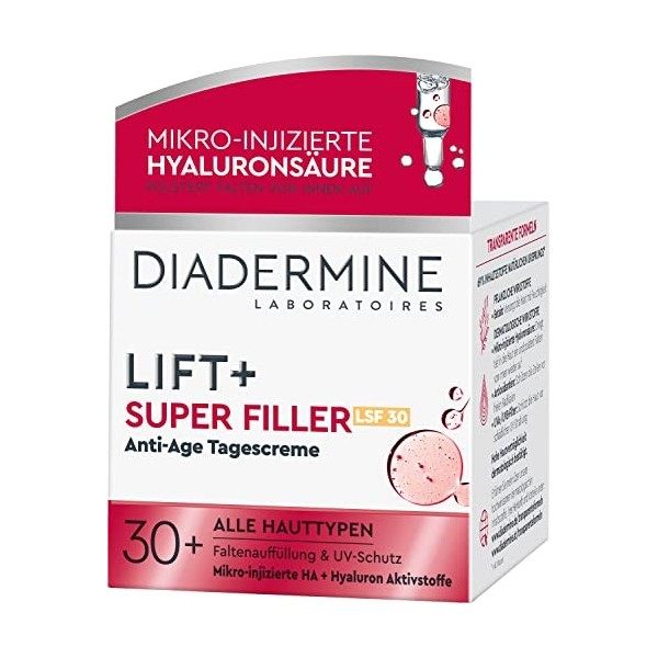 DIADERMINE Lift+ Crème de jour Super filler LSF30 50 ml Crème Jour et Nuit